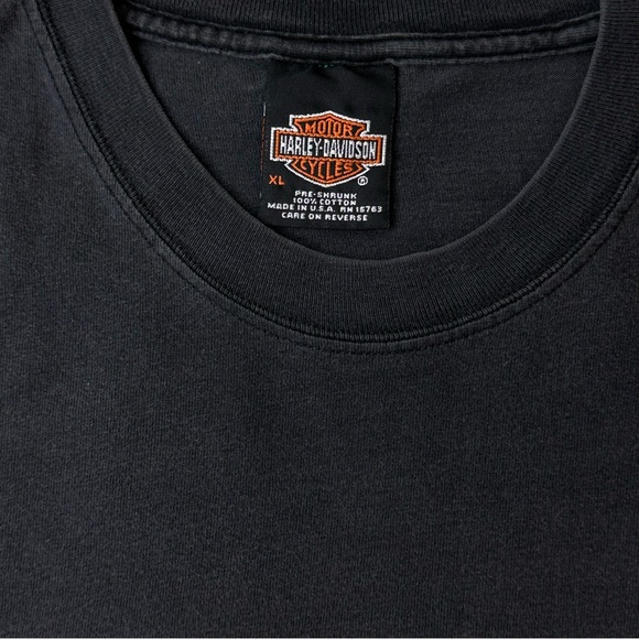 HARLEY-DAVIDSON Motorcycles Black T-shirt Men’s Size XL - Picture 5 of 11